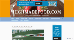 Desktop Screenshot of highmadefood.com